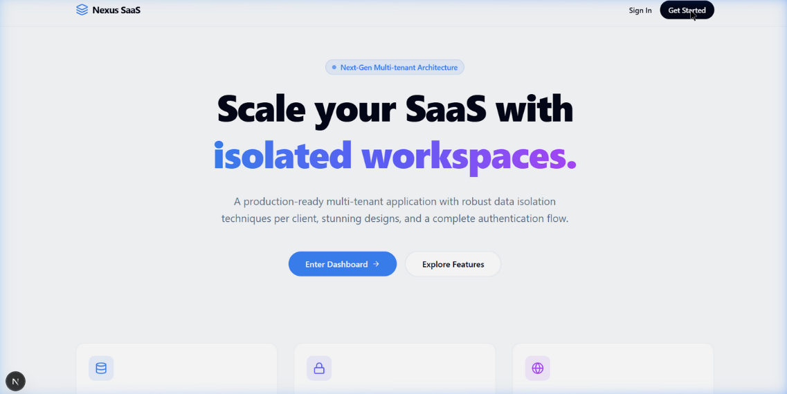 Nexus SaaS Multi-Tenant Platform